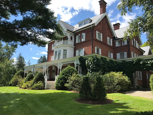The mansion at Marsh-Billings-Rockefeller National Historical Park - SALLY POLLAK ©️ SEVEN DAYS