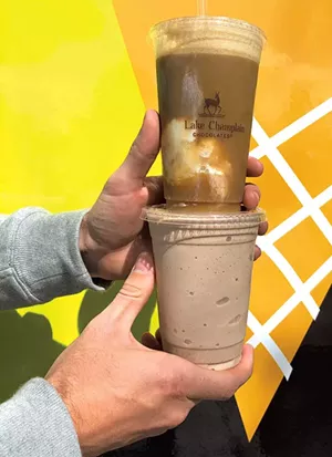 Rookie's Root Beer float and a milkshake from Lake Champlain Chocolates - JORDAN BARRY ©️ SEVEN DAYS