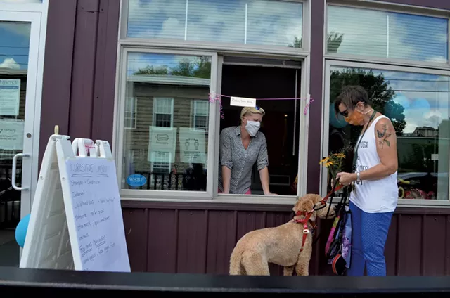 At Curbside Connected last month - SASHA GOLDSTEIN ©️ SEVEN DAYS