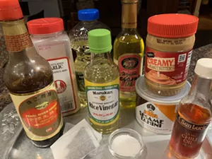 Ingredients for Five Spice Cafe sesame peanut noodles - MELISSA PASANEN ©️ SEVEN DAYS