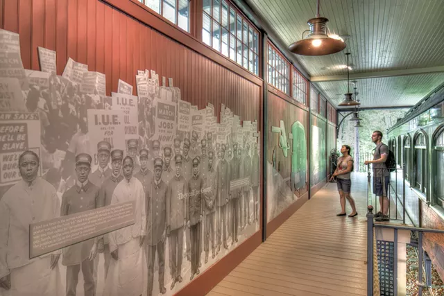 The "Many Voices" exhibit - COURTESY OF HILDENE, THE LINCOLN FAMILY HOME