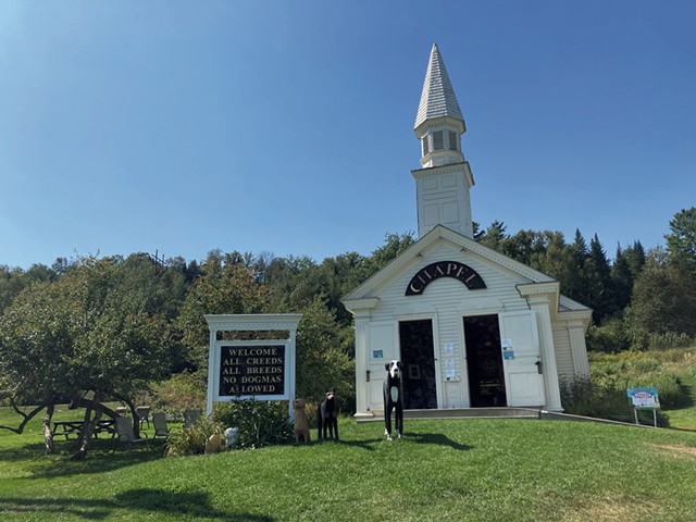 The Dog Chapel at Dog Mountain - MARGARET GRAYSON ©️ SEVEN DAYS