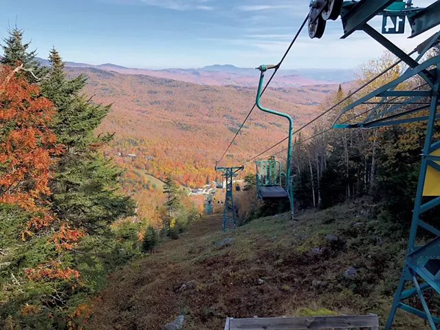 Foliage Lift Ride at Mad River Glen - COURTESY OF MAD RIVER GLEN