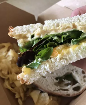 Chickpea tuna sandwich - JORDAN BARRY ©️ SEVEN DAYS