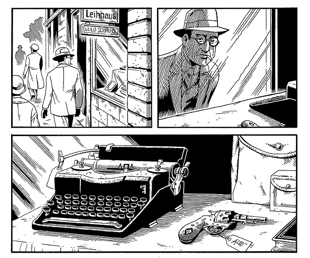 Panels from 'Berlin' by Jason Lutes - COURTESY OF NORMAN WILLIAMS PUBLIC LIBRARY