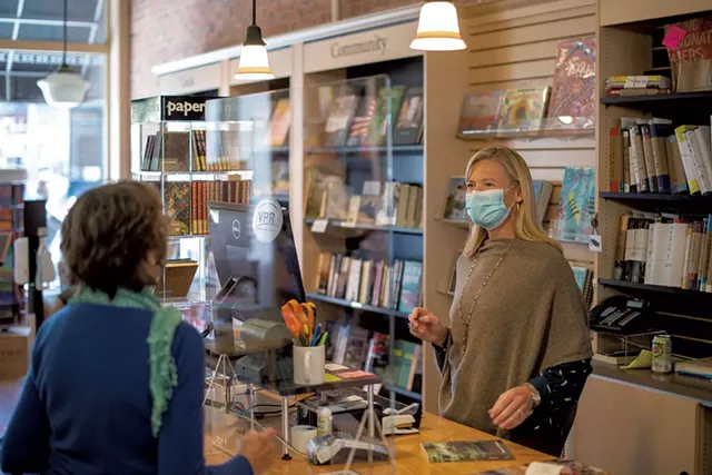 Becky Dayton at the Vermont Book Shop - CALEB KENNA