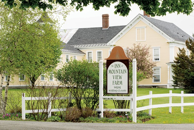 The farmhouse at the Inn at Mountain View Farm - COURTESY OF THE INN AT MOUNTAIN VIEW FARM