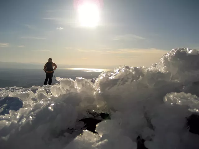 Above the treeline on Mount Mansfield - COURTESY OF JEN ROBERTS