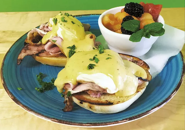 Eggs Benedict at Rogue Artisans Café - COURTESY OF ROGUE ARTSIANS CAFÉ