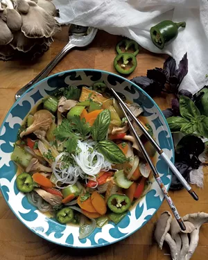 Mushroom pho - COURTESY OF KEVIN MELMAN