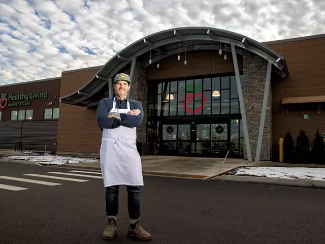 Matt Jennings at Healthy Living Market & Café in Williston - JAMES BUCK