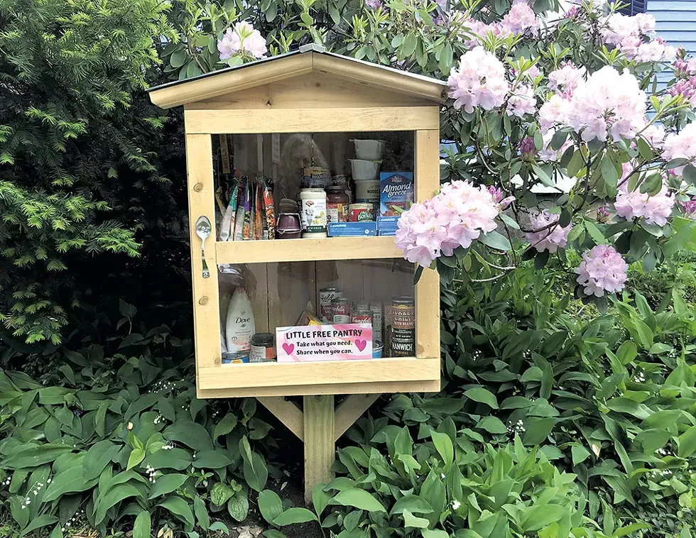 A "little free pantry" - FILE: SALLY POLLAK