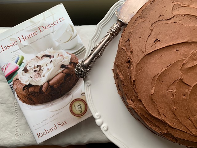 Classic Home Desserts by Richard Sax and his fudgy chocolate layer cake - MELISSA PASANEN