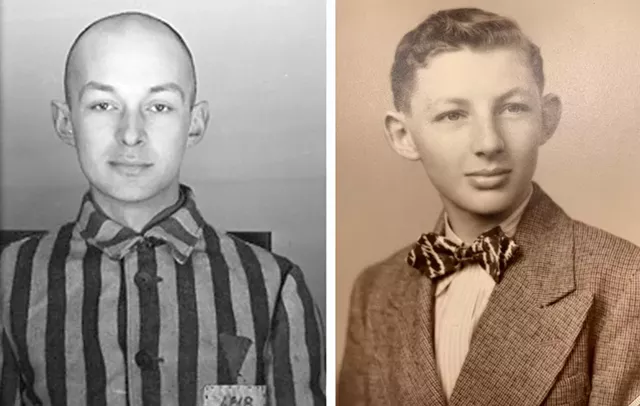 Konstanty Piekarski and Matthew Picard - COURTESY OF AUSCHWITZ-BIRKENAU STATE MUSEUM | KEN PICARD