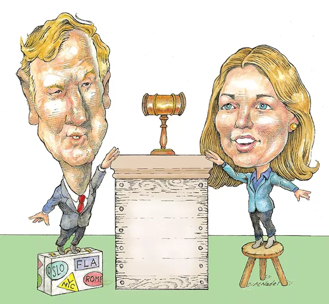 Scott Milne and Molly Gray - FILE: MARC NADEL