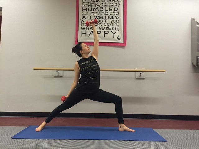 Yoga Sculpt  instructor Jacque Diaz - ALICIA FREESE