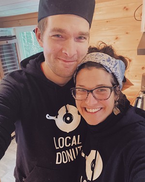 Nate Doyon and Nina Livellara of Local Donut - COURTESY OF LOCAL DONUT
