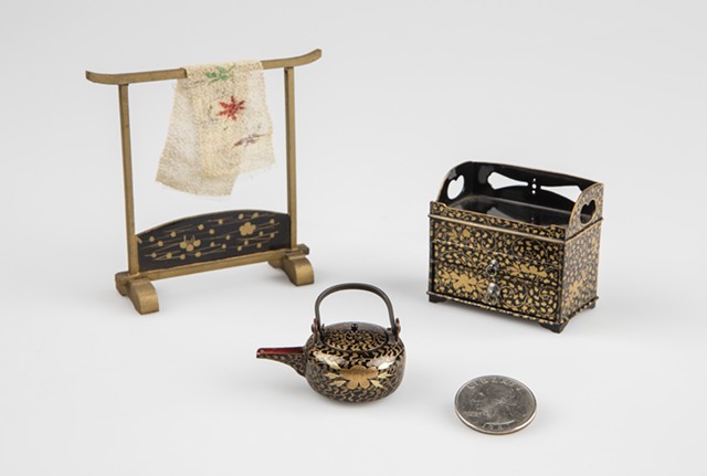 Japanese lacquerware miniatures from Fleming collection - COURTESY OF FLEMING MUSEUM