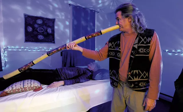 Pitz Quattrone at the former Didgeridoo Vibroacoustics studio - FILE: JEB WALLACE-BRODEUR