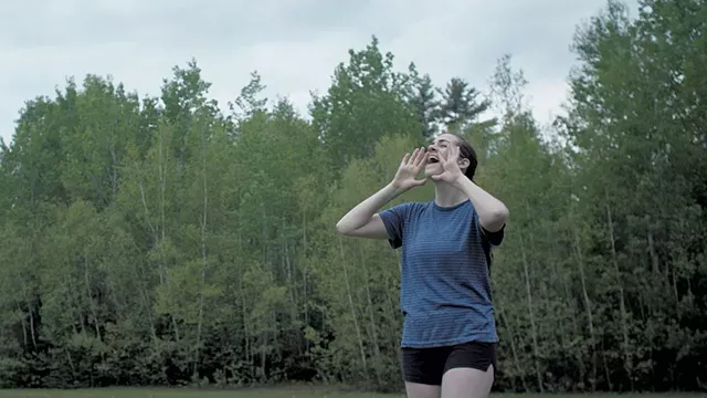 SHOUT OUT Glackin plays a young woman growing up under her father's thumb in a disturbing indie drama shot in the Mad River Valley. - COURTESY OF BARAK BARKAN