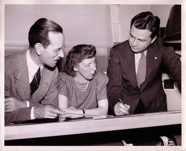 Left to right: John French, Ruth Reynolds Freeman, William Freeman - COURTESY OF DEVIN COLMAN