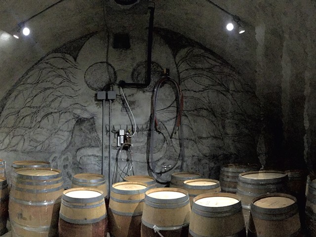 Barrels to age beer at Wunderkammer Biermanufaktur - COURTESY OF VASILIOS GLETSOS