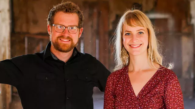 Evan Premo and Mary Bonhag - COURTESY OF EMBER PHOTO/SCRAG MOUNTAIN MUSIC