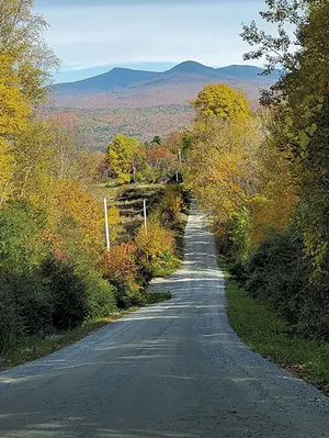 Boardman Hill Road in West Rutland - COURTESY OF KRISTEN JARVI