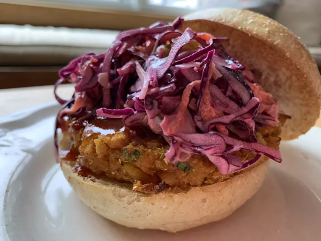 Jr Iron Chef VT March Cooking Club recipe for sweet potato-chickpea burgers - MELISSA PASANEN ©️ SEVEN DAYS