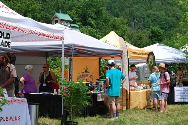 Heady Vermont sponsored a party in Johnson in 2018 to mark Vermont's legalization of marijuana use. - FILE: SARA TABIN ©️ SEVEN DAYS