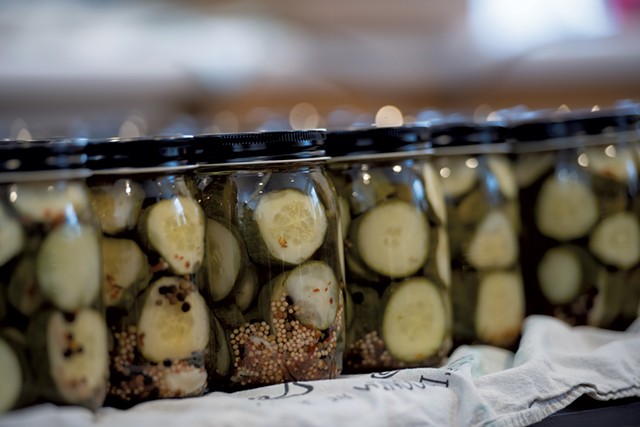Freshly made Heady Pickles - DARIA BISHOP