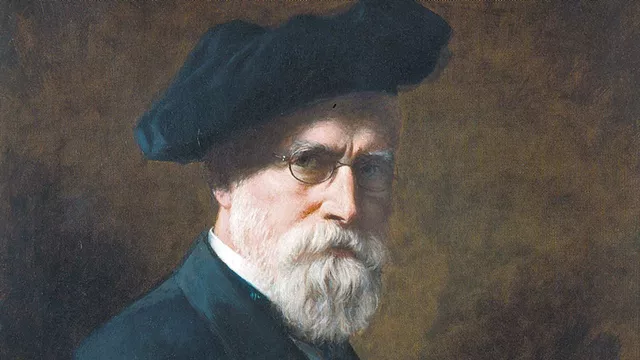 "Self-Portrait" by T.W. Wood, 1894 - COURTESY