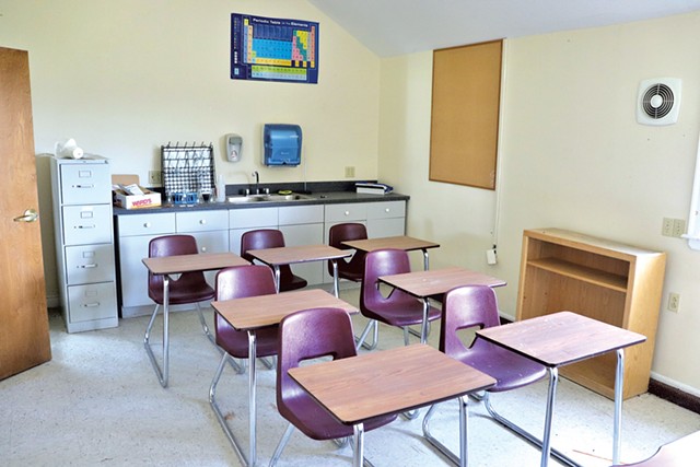 A classroom at the former King George School - COURTESY OF CENTURY 21 FARM &amp; FOREST
