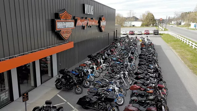 Bikes outside Wilkins Harley-Davidson - COURTESY OF WILKINS HARLEY-DAVIDSON
