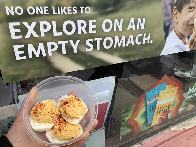 Deviled eggs from the Citgo in South Barre - MELISSA PASANEN ©️ SEVEN DAYS