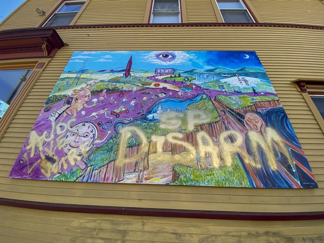 Tony Shull's mural on Nunyun's. - JAMES BUCK