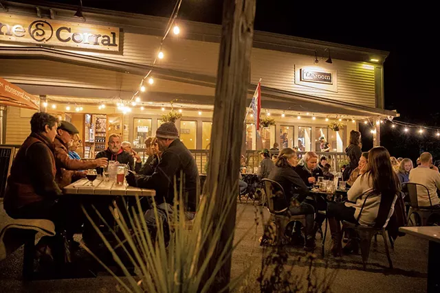 Outdoor dining at Stone Corral - FILE: JAMES BUCK