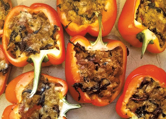 Stuffed peppers at Hel's Kitchen