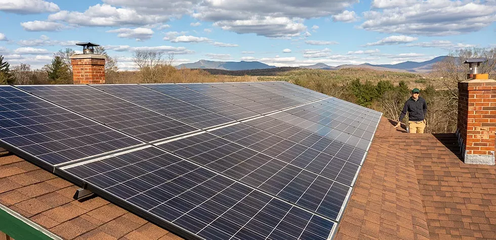 The Fink Family solar panels - JAMES BUCK