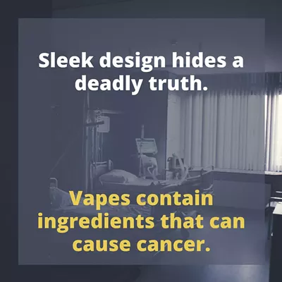 Meme created as part of a vaping messaging study - COURTESY OF UVM CANCER CENTER