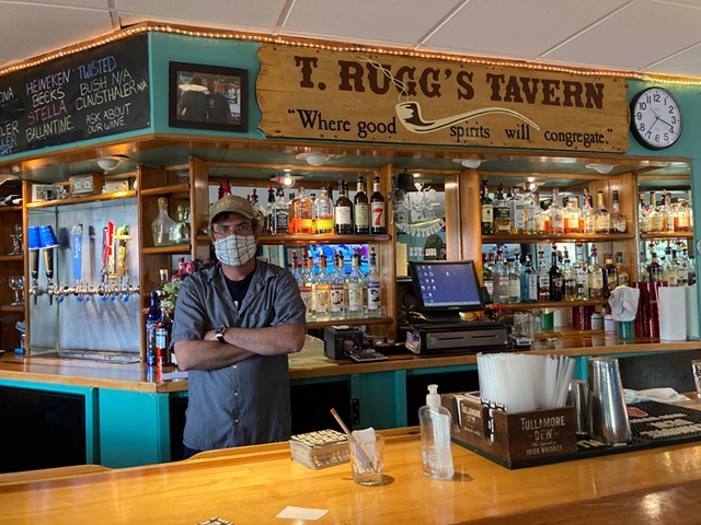 Mike Dunn at T. Rugg's Tavern - COURTESY OF MIKE DUNN