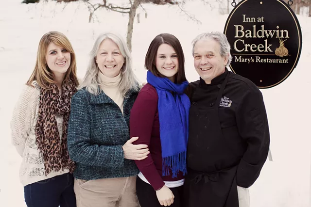 Doug Mack and Linda Harmon with their daughters Martha (left) and Laura (right) - COURTESY OF EMILY GILBERT