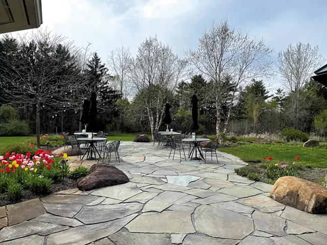 Patio dining tables at Starry Night Café - COURTESY OF STARRY NIGHT CAFÉ