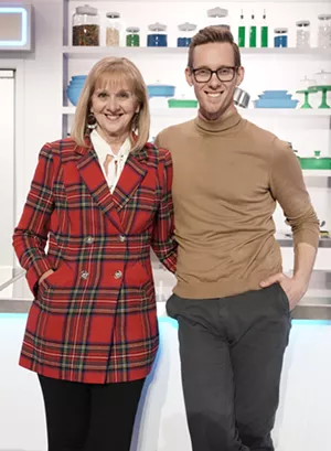 Thomas McCurdy and his mother, Cathy Jacobson - COURTESY FOX CRIME SCENE KITCHEN