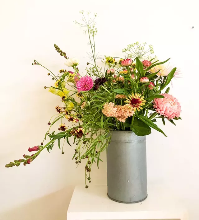 Poker Hilll Flower Farm arrangement - COURTESY OF POKER HILL FLOWER FARM