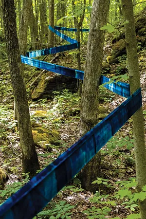 Installation detail at Raven Ridge Natural Area - COURTESY OF MICHAEL SACCA