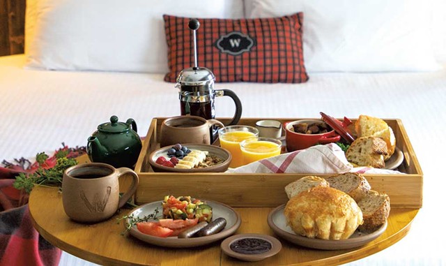 Breakfast in bed - COURTESY OF JENNA RICE