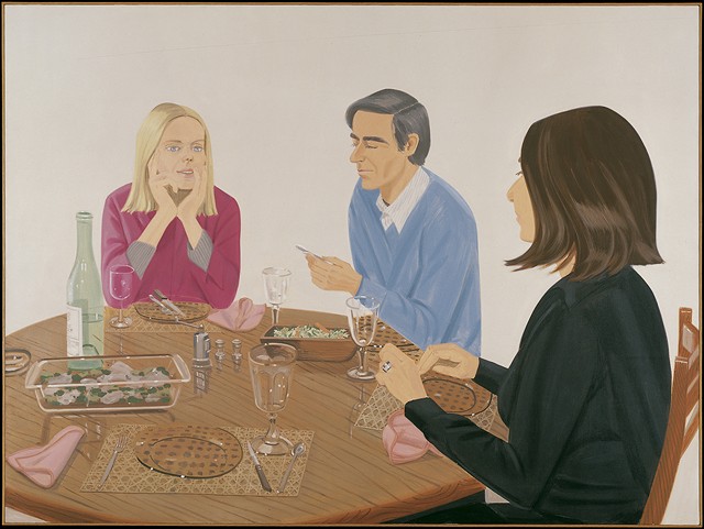 "Supper" by Alex Katz - COURTESY OF HOOD MUSEUM OF ART