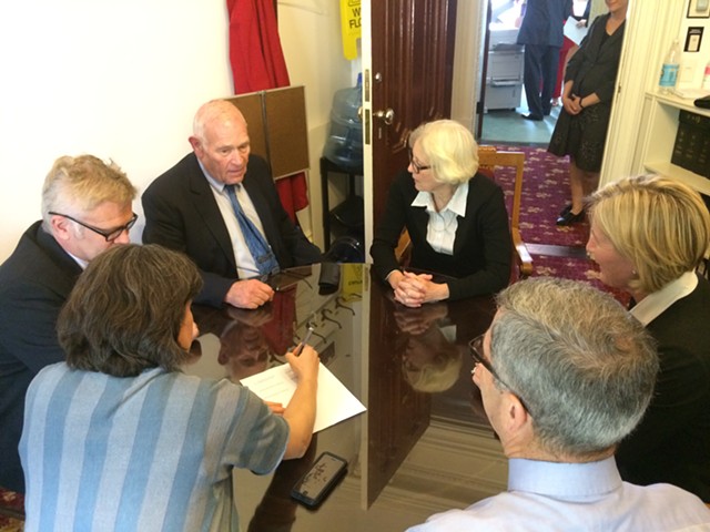 House and Senate budget negotiators signed their agreement Friday, paving the way for adjournment. - NANCY REMSEN