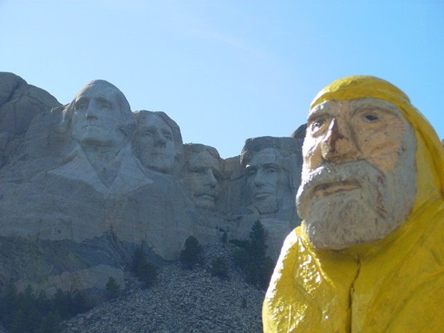 Captain Ahab at Mount Rushmore - COURTESY OF AHAB'S ADVENTURES
